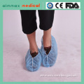 Disposable shoes cover,non-woven shoes cover, non-slip shoes cover Blue